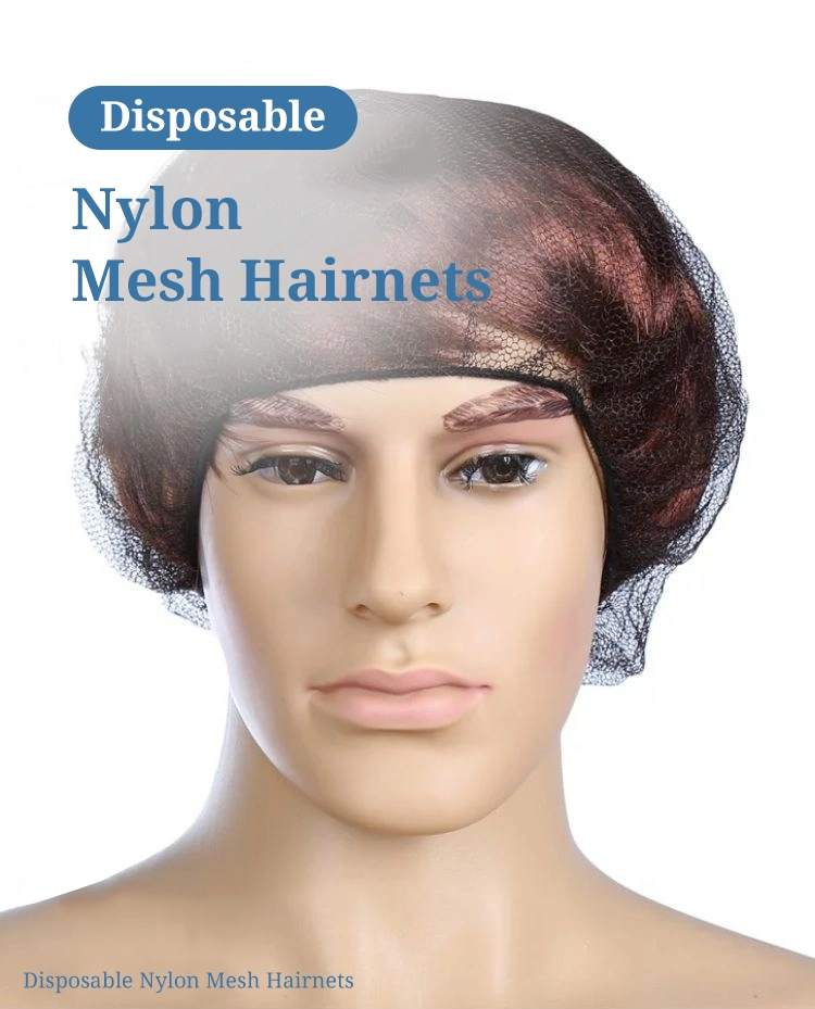 Disposable 4mm Nylon Mesh Hairnet Hair Nets for Wigs Weave Invisible 19inch/21inch/24inch