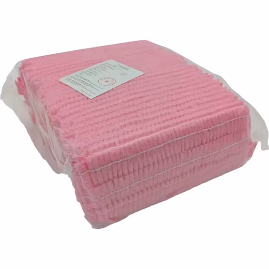 Wholesale Disposable PP Non Woven Strip Clip Cap Bouffant Head Cover Hair Net Doctor Hat Round Mob Cap