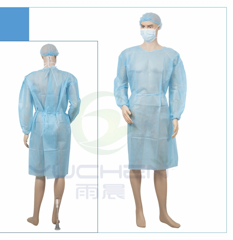 Disposable Isolation Gown Work Wear PPE Coveralls Water Resistance Gowns Safety Clothing