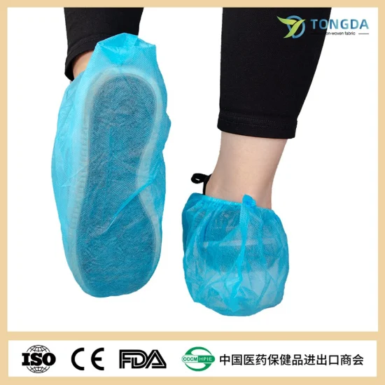 La fabbrica fornisce direttamente la copertura per scarpe CPE PP PE monouso monouso di alta qualità