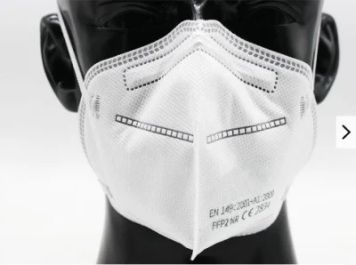 Maschera monouso soffiata a fusione con fascia per la testa En149 Uso industriale senza valvola Non